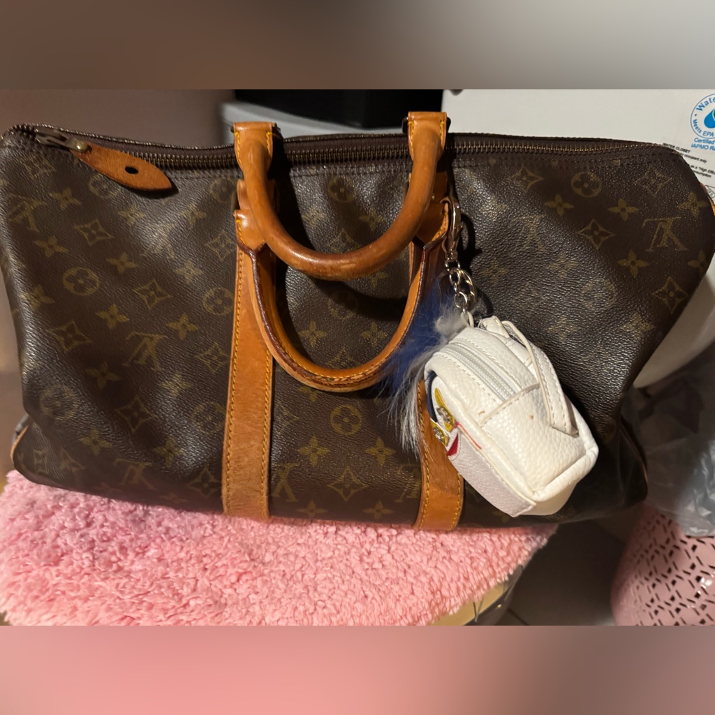 Louis Vuitton Dark Brown Monogram Duffel Bag